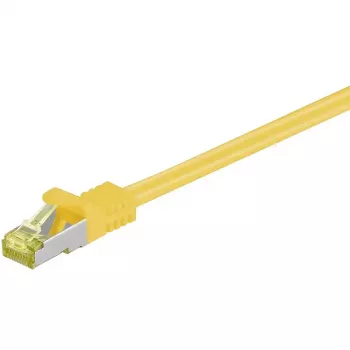 Kabel sieciowy Goobay RJ-45 CAT7 0.5m Żółty S/FTP