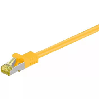 Kabel sieciowy Goobay RJ45 kabel krosowy CAT 6A S/FTP 2 m Żółty