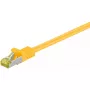 Kabel sieciowy Goobay RJ45 kabel krosowy CAT 6A S/FTP 2 m Żółty