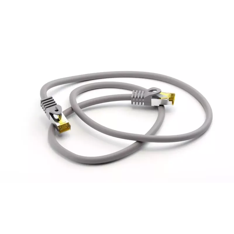 Kabel sieciowy Goobay RJ45 Patch Cord CAT 6A S/FTP 2m Szary