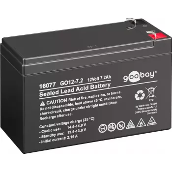 Bateria kwasowo-ołowiowa szczelna Goobay GO12-7.2 7200 mAh 12 V