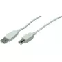 Kabel USB LogiLink 5m USB 2.0 USB A Mini-USB B Szary