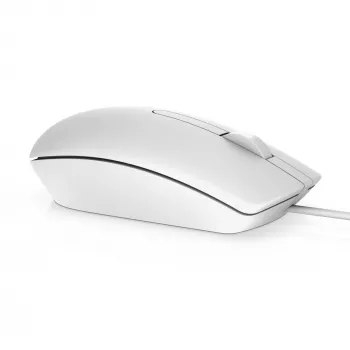 DELL Wired mysz - MS116 - biały, symetryczna, optyczna, USB typu A, 1000 DPI, biały