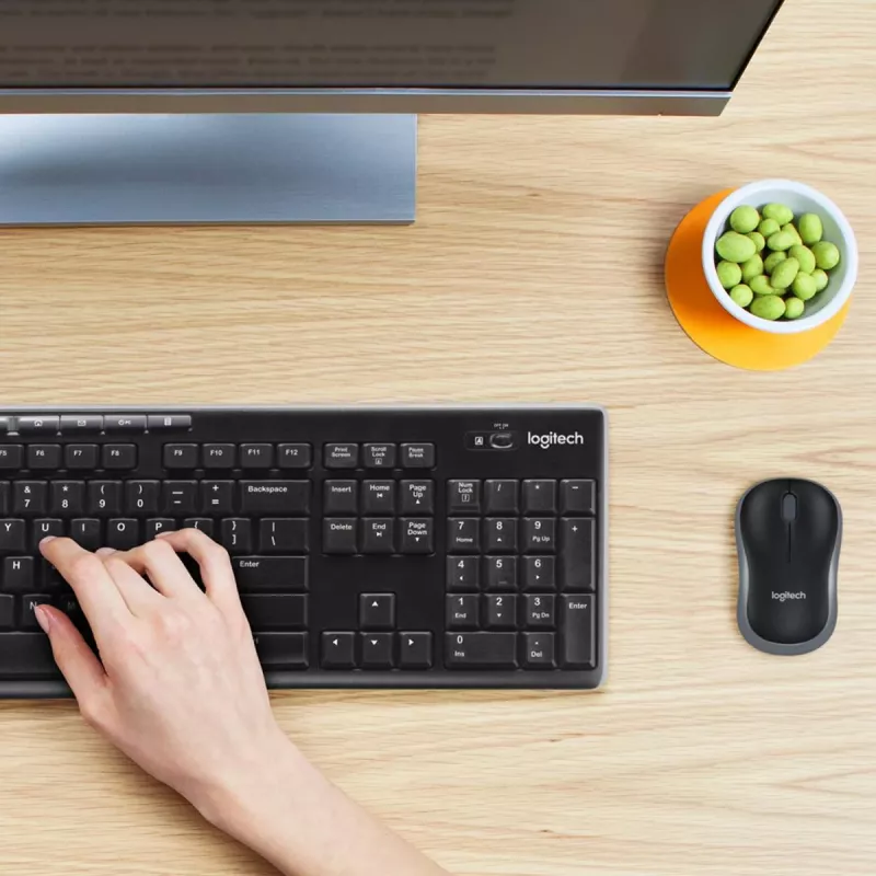 LOGITECH Wireless Desktop Mk270 - Qwerty US/International