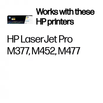 Wkład tonerowy HP CF412A M452DN 2300 stron Żółty