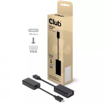 Aktywny adapter USB 3.1 Type C na VGA CLUB3D CAC-1502