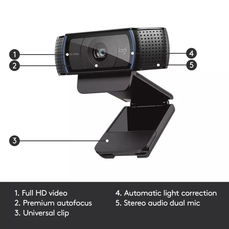 LOGITECH C920 HD Pro Webcam - USB