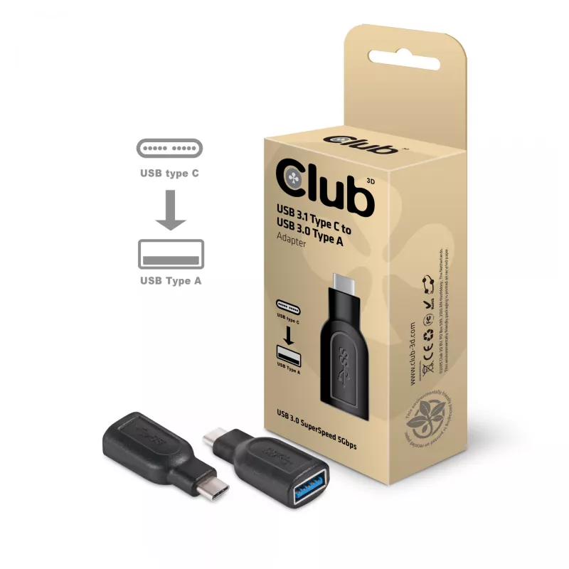 Adapter USB 3.1 Type C na USB 3.0 CLUB3D CAA-1521