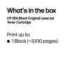 HP 26A Black Original LaserJet Toner Cartridge, 3100 stron, czarny, 1 szt.