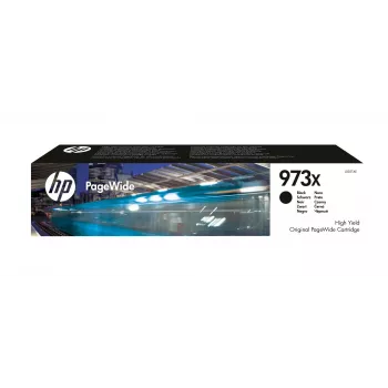HP 973X oryginalny wkład PageWide o wysokiej wydajności, czarny, 1 szt., 10000 stron