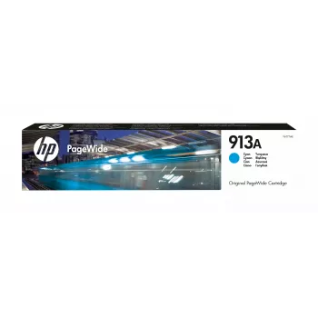 HP 913A Cyjan oryginalny wkład PageWide, cyjan, 1 szt., 3000 stron