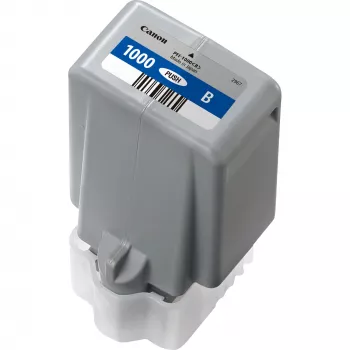 Wkład atramentowy Canon PFI-1000B niebieski, niebieski, atrament pigmentowy, 80 ml, 4875 stron