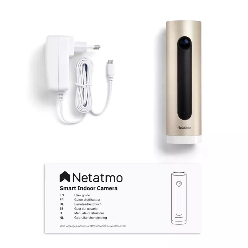Kamera IP Netatmo Welcome do użytku wewnętrznego 1920 x 1080 pikseli, na biurko