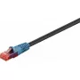 Kabel sieciowy GOOBAY Cat6 U/UTP czarny 60 m z pozłacanymi stykami RJ-45