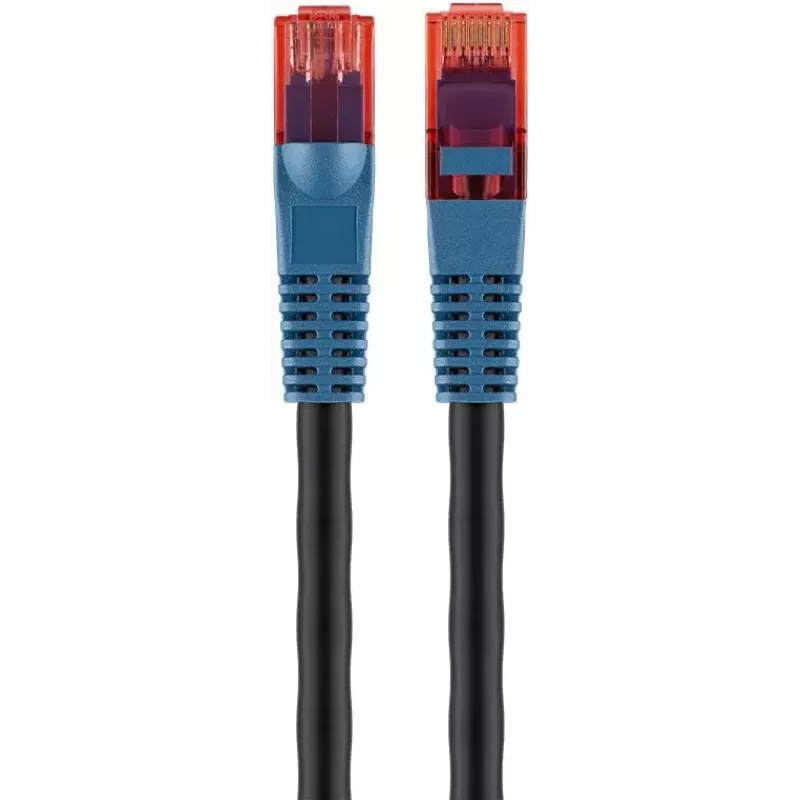 Kabel sieciowy Goobay 94397 RJ-45 Cat6 75 m czarny