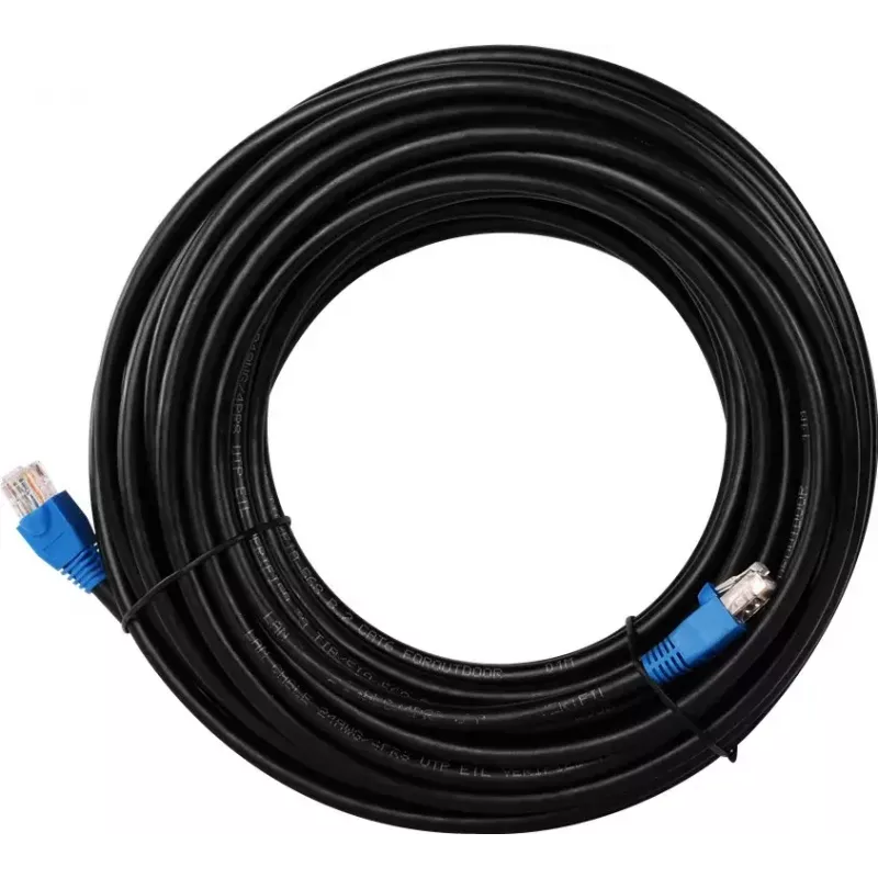 Kabel sieciowy Goobay 94397 RJ-45 Cat6 75 m czarny
