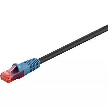 Kabel sieciowy Goobay 94397 RJ-45 Cat6 75 m czarny