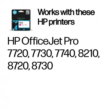 Wkład HP Tinte 953 F6U13AE Magenta