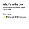 HP 953XL wysokowydajny żółty oryginalny wkład z atramentem, żółty, 1 szt., 1450 stron