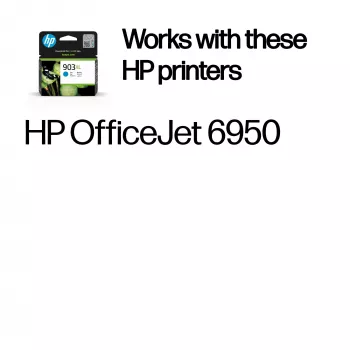 HP 903XL High Yield Cyan Oryginalny wkład atramentowy, Cyan, 1 szt., 750 stron