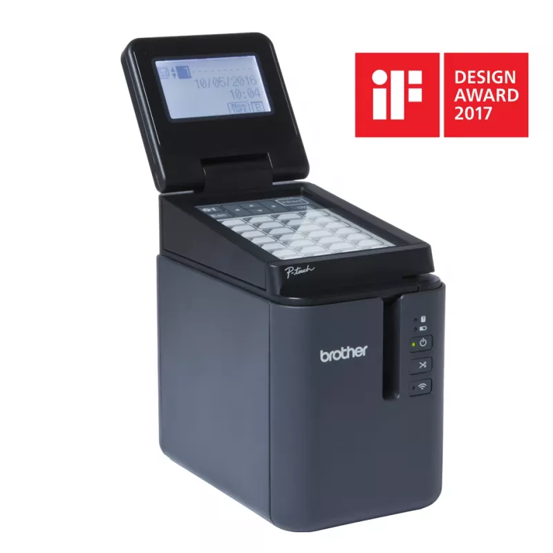 Drukarka etykiet Brother PT-P950NW Transfer termiczny 360 x 360 DPI 60 mm/s Przewodowa i bezprzewodowa sieć Ethernet LAN TZe Wi-Fi