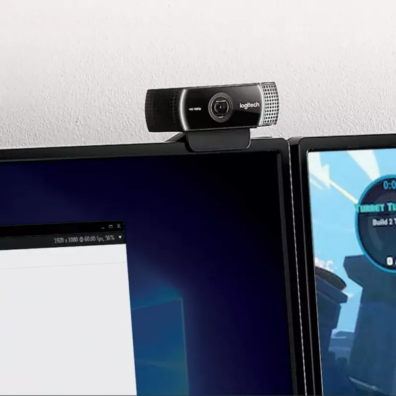 Logitech C922 1920 x 1080pixels USB Czarna kamera internetowa