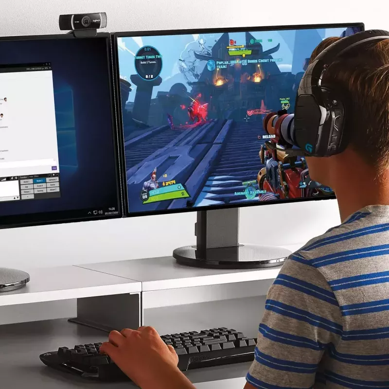 Logitech C922 1920 x 1080pixels USB Czarna kamera internetowa