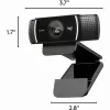 Logitech C922 1920 x 1080pixels USB Czarna kamera internetowa