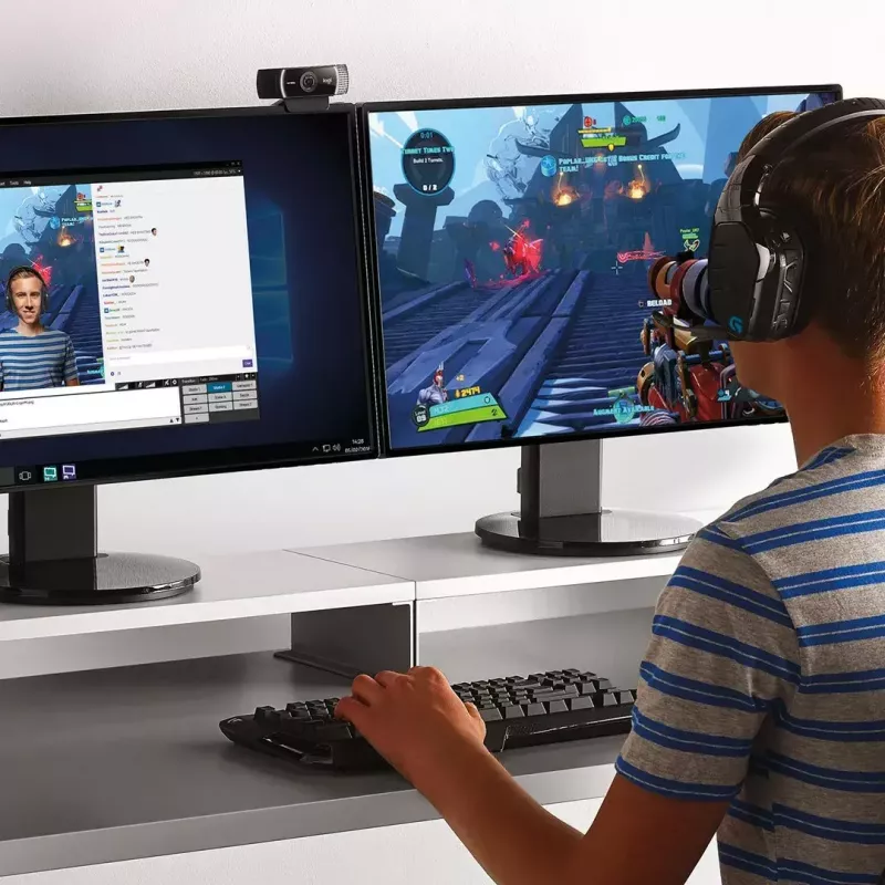 Logitech C922 1920 x 1080pixels USB Czarna kamera internetowa