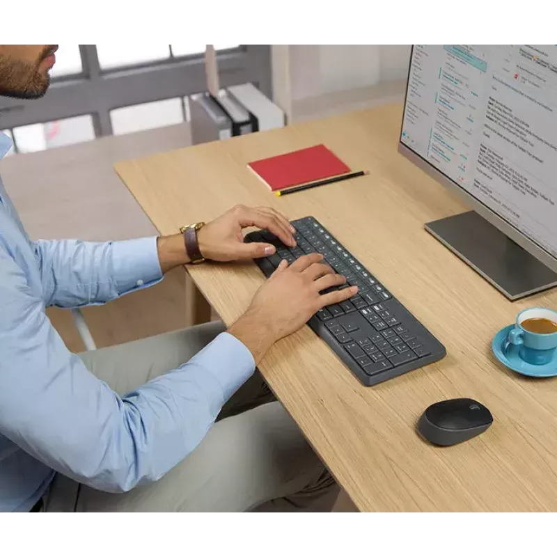Zestaw bezprzewodowej klawiatury i myszy Logitech MK235