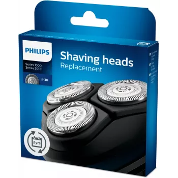 Wymienne głowice golarki elektrycznej Philips SHAVER Series 3000 SH30/50 — 3 stalowe głowice