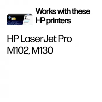 HP 17A Czarny Oryginalny wkład do drukarki LaserJet, 1600 stron, czarny, 1 szt.