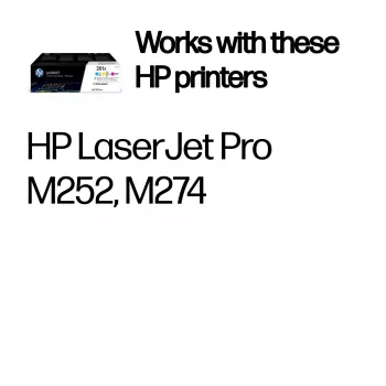 HP 201X 3-pack Wysoka Wydajność Cyan/Magenta/Yellow Oryginalne LaserJet Tonery