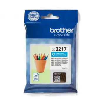 Brother LC3217C kaseta z tuszem 1 szt. oryginalna cyjan