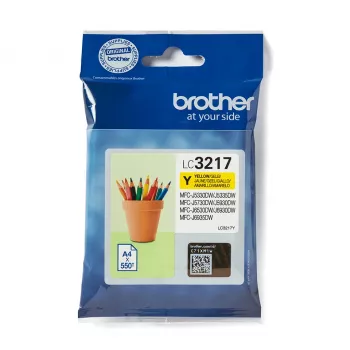 Brother LC3217Y kaseta z tuszem 1 szt. oryginalna żółta