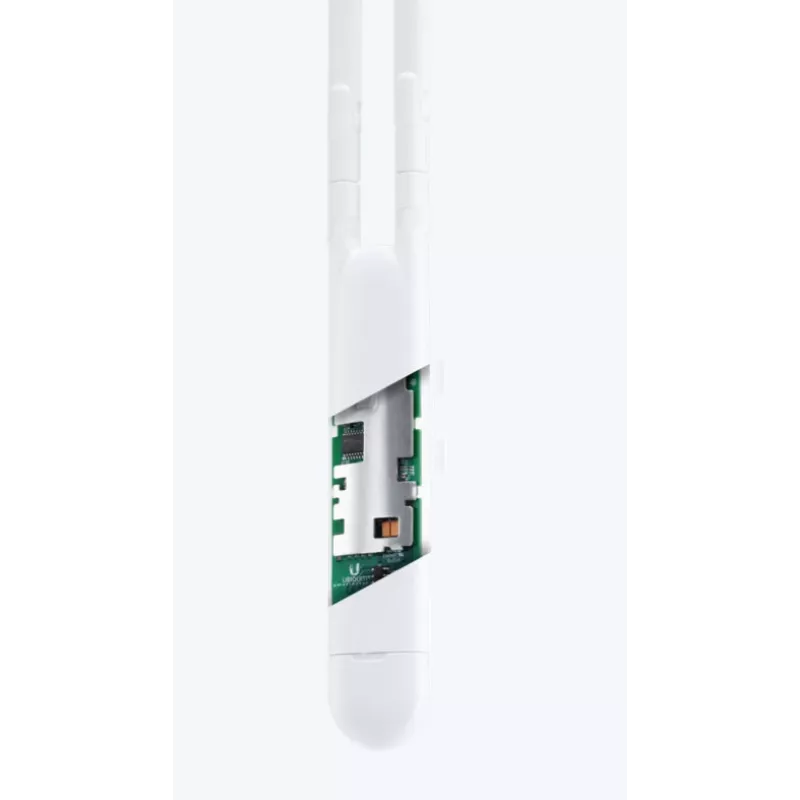 Punkt dostępowy UBIQUITI Unifi AC Mesh UAP‑AC‑M — dwuzakresowy 2,4/5 GHz, 1167 Mbit/s, PoE, zewnętrzny/wewnętrzny, biały