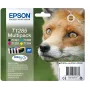 Epson Fox Multipack 4-kolory T1285 DURABrite Ultra Ink, Czarny, Cyjan, magenta, Żółty, 5,9 ml, 3,5 ml, 1 szt., Zestaw