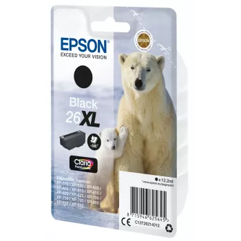 Wkład Epson 26XL Czarny 500 stron Tusz C13T26214012