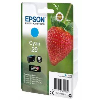 Epson Truskawkowy Singlepack cyjan 29 Claria Home Ink