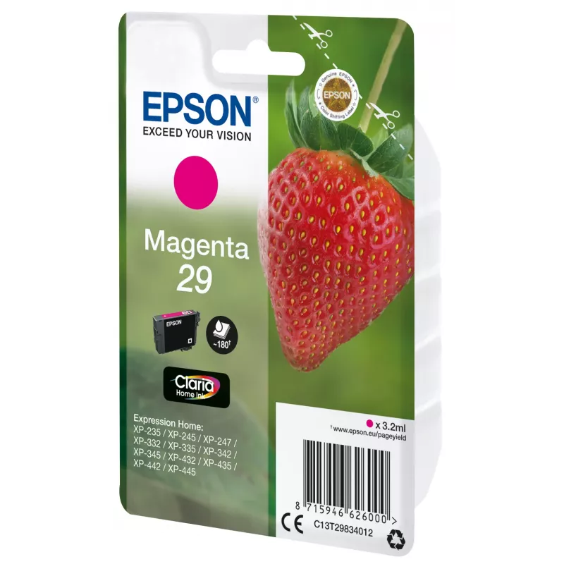 Epson Strawberry Singlepack magenta 29 Claria Home Ink