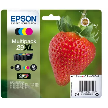 Cartridge Epson Ink C13T29964012 29XL XL Czarny cyjan magenta żółty