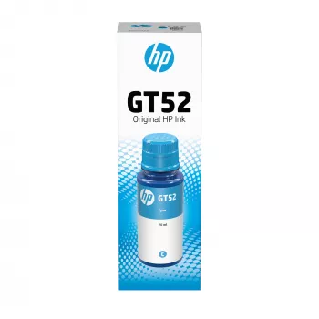 HP GT52 Cyjan Oryginalna butelka z tuszem