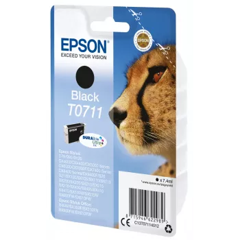 Epson Cheetah Singlepack Czarny T0711 DURABrite Ultra Ink