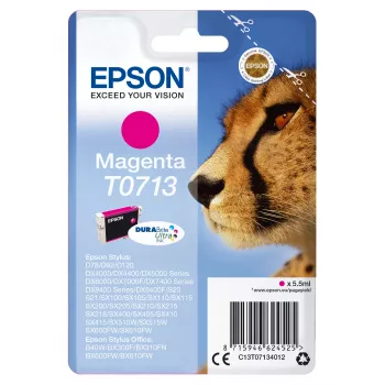 Epson Singlepack Magenta T0713 DURABrite Ultra tusz