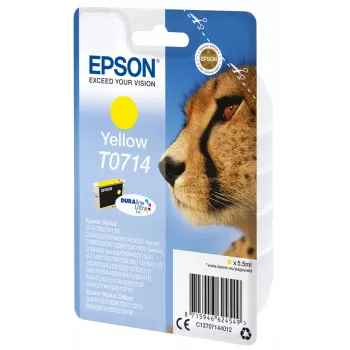 Epson Singlepack żółty T0714 DURABrite Ultra Ink