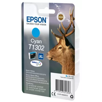 Epson Stag Singlepack cyjan T1302 DURABrite Ultra Ink