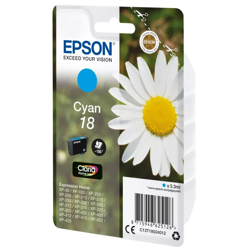 Epson Daisy Singlepack cyjan 18 Claria Home Ink