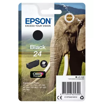 Wkład Epson 24 240 stron Atrament C13T24214012 Czarny
