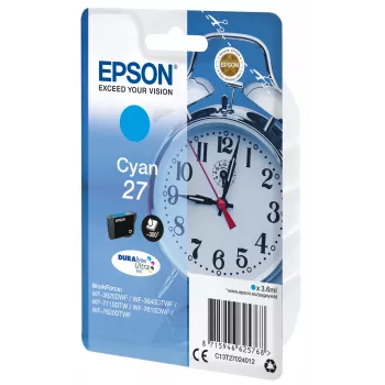 Epson Zegar budzika Singlepack cyjan 27 DURABrite Ultra Ink