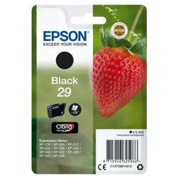 Epson Strawberry Singlepack Czarny 29 Claria Home Ink